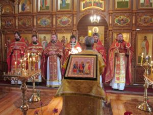 Соборное служение духовенства Демидовского благочиния. 28 ноября 2014 года.